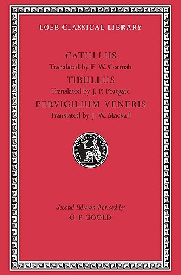 Catullus. Tibullus. Pervigilium Veneris (Hardcover)