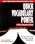 Quick Vocabulary Power: A Self-Teaching Guide (Wiley Self-Teaching Guides)