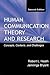 Human Communication Theory and Research: Concepts, Contexts, and Challenges (Routledge Communication)
