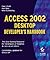 Access 2002 Desktop Develop...