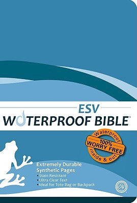Waterproof Bible - ESV - Blue