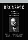 The Essential Brunswik: Beginnings, Explications, Applications