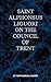 St Alphonsus Liguori on the Council of Trent