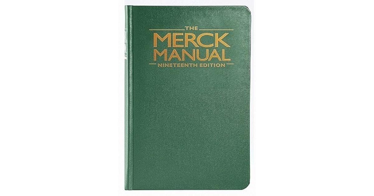 The Merck Manual of Diagnosis and Therapy by Robert S. Porter