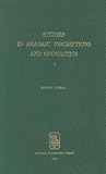 Studies in Aramaic Inscriptions and Onomastics (Orientalia Lovaniensia Analecta)