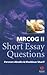 MRCOG II Short Essay Questions by Parveen Abedin