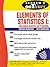 Schaum's Outline of Elements of Statistics I by Bernstein