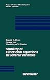 Stability of Functional Equations in Several Variables (Progress in Nonlinear Differential Equations and Their Applications, 34)