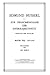 Zur Phänomenologie der Intersubjektivität: Texte aus dem Nachlass Erster Teil: 1905–1920 (Husserliana: Edmund Husserl – Gesammelte Werke, 13) (German Edition)