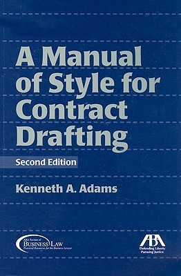 Manual of Style for Contract Drafting (Paperback)
