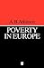 Poverty in Europe (Yrjo Jahnsson Lectures)