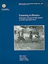 Listening to Farmers: Participatory Assessment of Policy Reform in Zambia's Agriculture Sector (World Bank Technical Paper) Listening to Farmers: Participatory Assessment of Policy Reform in Zambia's Agriculture Sector (World Bank Technical Paper)