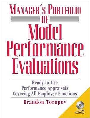 Manager's Portfolio of Model Performance Evaluations: Ready-To-Use Performance Appraisals Covering All Employee Functions (Paperback)