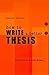 How to Write a Better Thesis