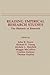 Reading Empirical Research Studies: The Rhetoric of Research