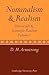Nominalism and Realism: Uni...