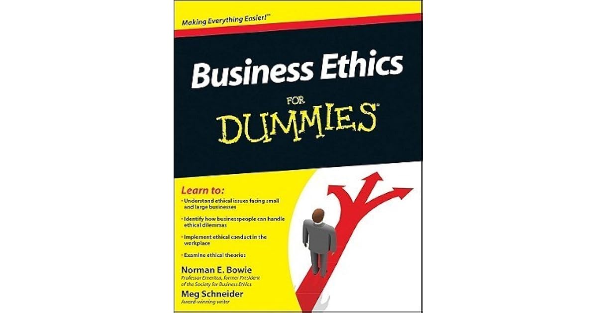 Business Ethics For Dummies PDF Free Download