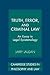 Truth, Error, and Criminal Law: An Essay in Legal Epistemology (Cambridge Studies in Philosophy and Law)