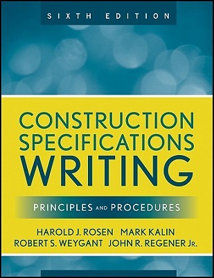 Construction Specifications Writing: Principles and Procedures (Paperback)