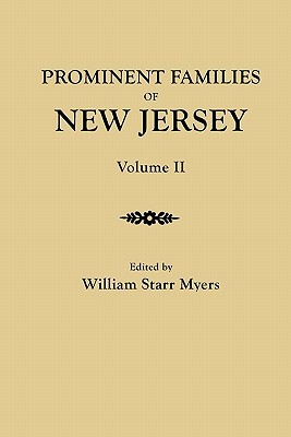 Prominent Families of New Jersey: Volume II (Paperback)