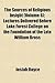 The Sources of Religious Insight (Volume 6); Lectures Delivered Before Lake Forest College on the Foundation of the Late William Bross