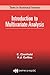 Introduction to Multivariate Analysis (Chapman & Hall/CRC Texts in Statistical Science)