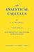 An Analytical Calculus: Vol...
