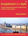 Exceptional C++ Style by Herb Sutter Exceptional C++ Style by Herb Sutter