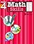 Math Skills: Grade 4 (Flash Kids Harcourt Family Learning)