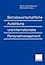 Betriebswirtschaftliche Ausbildung und internationales Personalmanagement (German Edition)