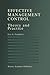 Effective Management Control: Theory and Practice