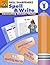 Evan-Moor Skill Sharpeners Spell and Write Workbook, Grade 1, Spelling Patterns, Test Prep, Word Families, Short Vowels, Grammar, Punctuation, Creative Writing, Vocabulary, Activities, Homeschool
