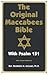 The Original Maccabees Bible With Psalm 151