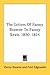 The Letters Of Fanny Brawne To Fanny Keats 1820-1824
