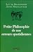 Petite philosophie de nos erreurs quotidiennes (French Edition)