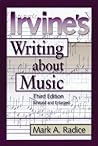 Irvine's Writing about Music