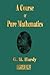 A Course of Pure Mathematics