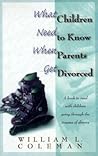 What Children Need to Know When Parents Get Divorced