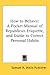 How to Behave: A Pocket Manual of Republican Etiquette, and Guide to Correct Personal Habits