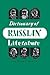 Dictionary of Russian Literature