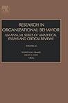 Research in Organizational Behavior, Volume 25 (Research in Organizational Behavior)