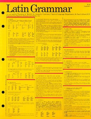 Latin Grammar (Barron's Card Guides) (Latin Edition)