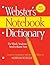 Webster's Notebook Dictionary - Designed for students - Fits in a 3-ring binder