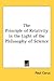 The Principle of Relativity in the Light of the Philosophy of Science