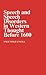Speech and Speech Disorders in Western Thought before 1600 (Contributions in Medical Studies)