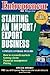 Entrepreneur Magazine: Starting an Import / Export Business