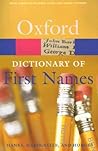 Oxford Dictionary of First Names Oxford Dictionary of First Names