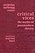 Critical Vices (Critical Voices in Art, Theory and Culture)