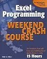 Excel Programming Weekend Crash Course Excel Programming Weekend Crash Course