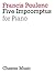 POULENC - Impromptus (5) pa...